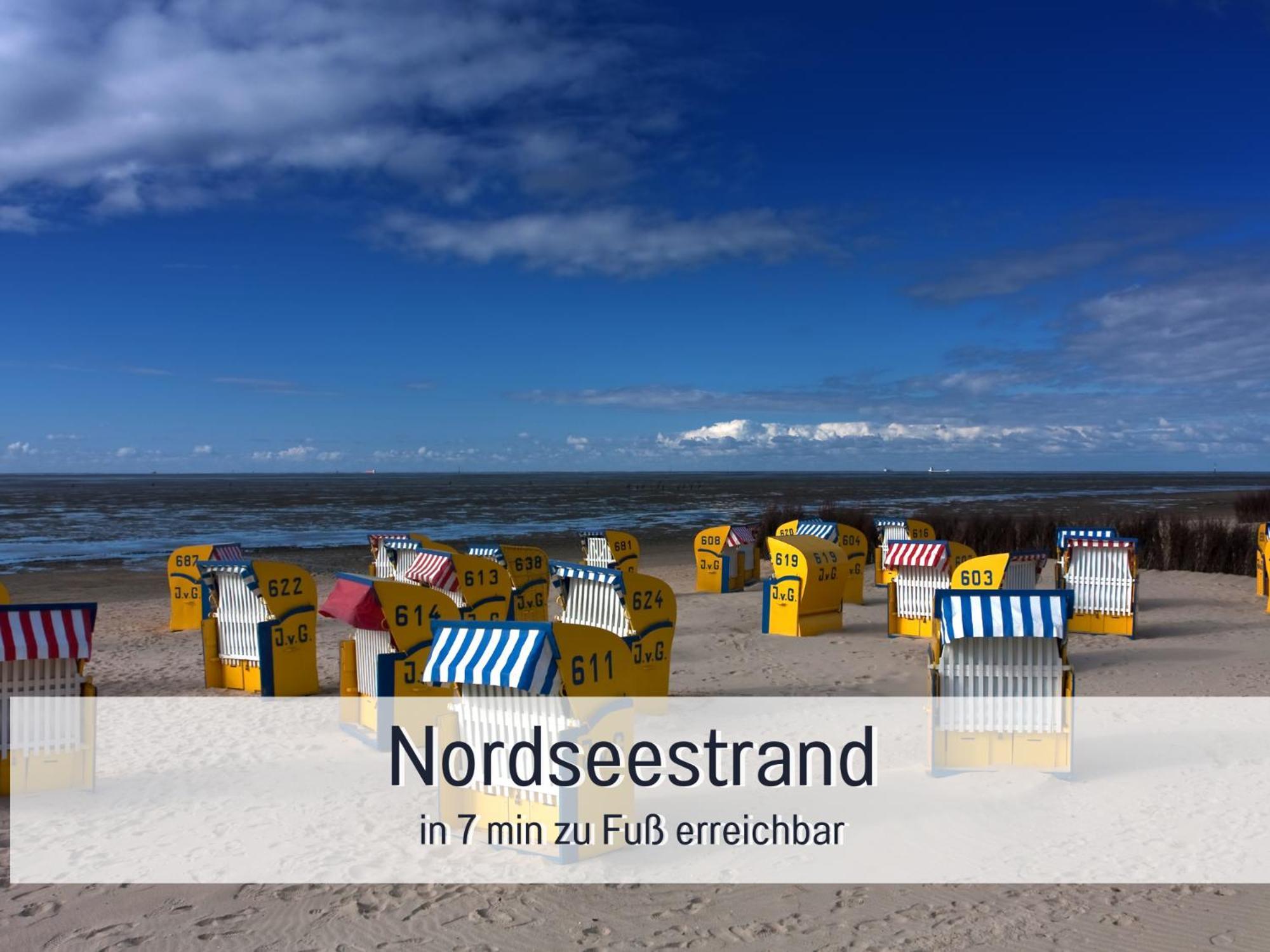 Strandloft Cuxhaven Im Haus Frauenpreiss Sahlenburg - Strandnah - 2 Hunde Willkommen -Schwimmbad - Sauna - Direkt Am Wald - Dachterrasse Mit Blick Nach Neuwerk Екстер'єр фото